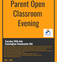 Year 7-9 Parent / Caregiver Open Afternoon